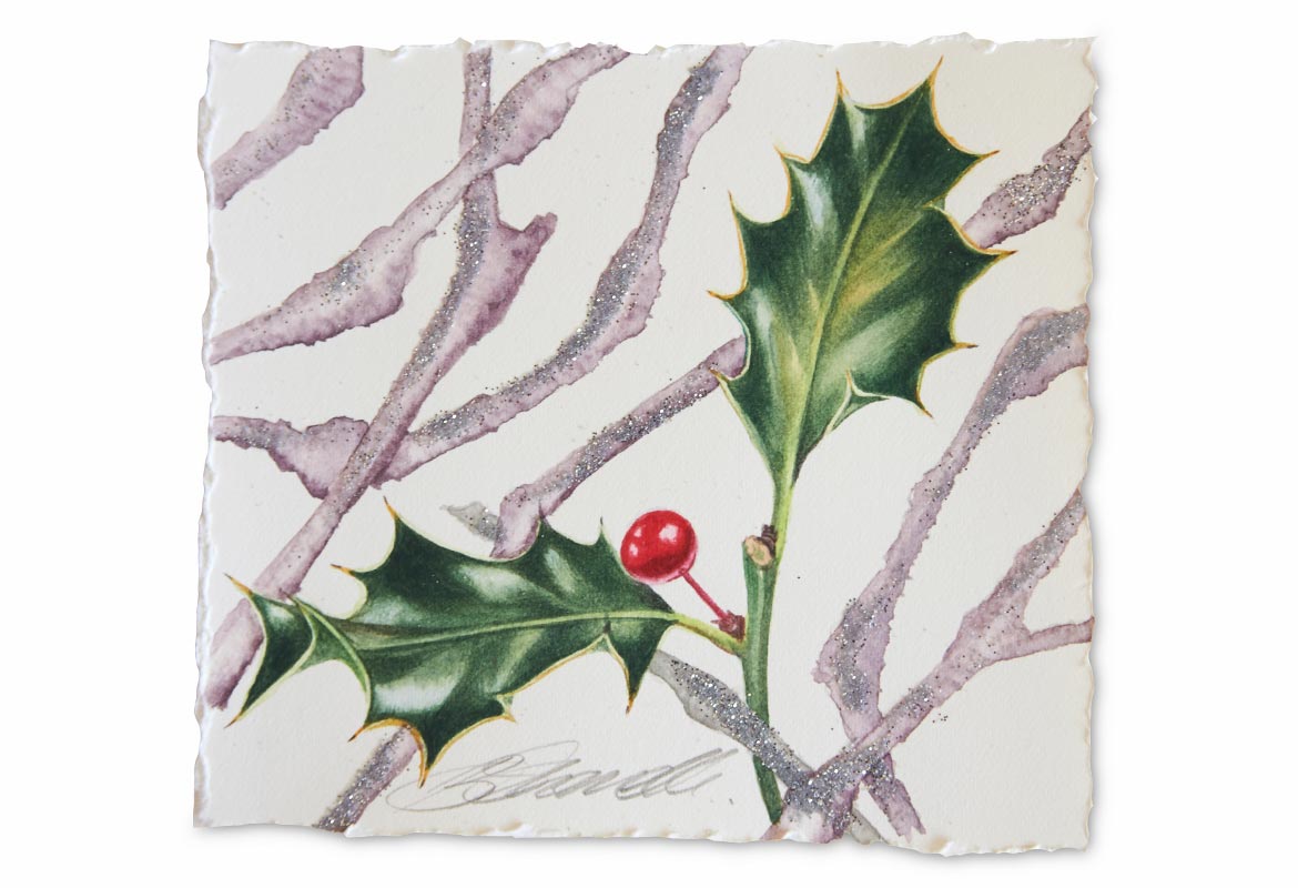 Billy Showell Christmas Card - Preview Watercolour Tutorial