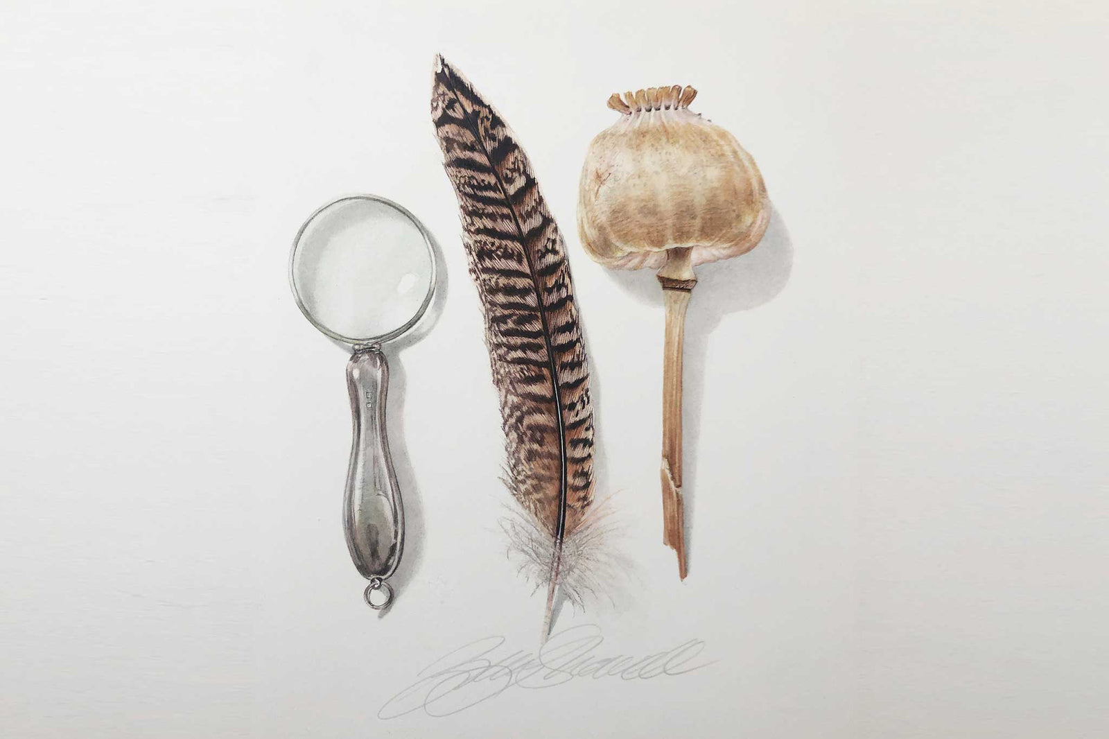 Billy Showell Magnifying Glass - Preview Watercolour Tutorial